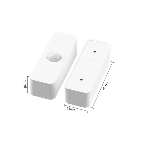 Smart Rörelsedetektor Motion Sensor Zigbee Tuya