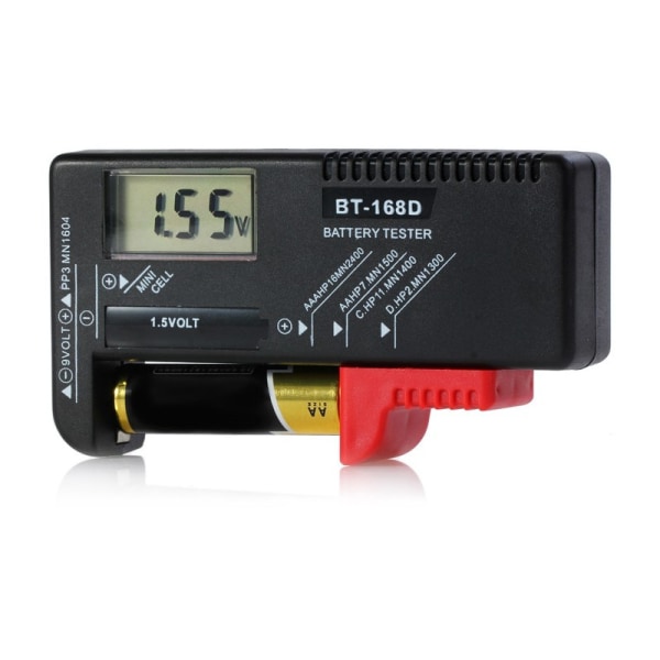 Digital Batterimätare Batteritestare Batteriprovare BT-186D