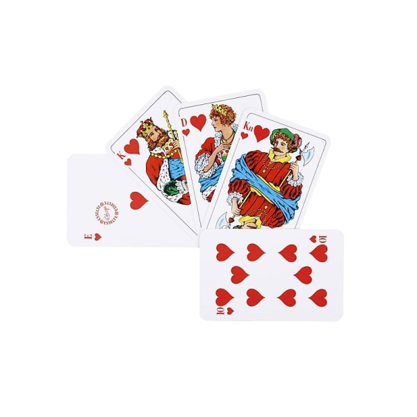 10st Öbergs Riktiga Spelkort Kortlek Poker Patiens Spel Röd