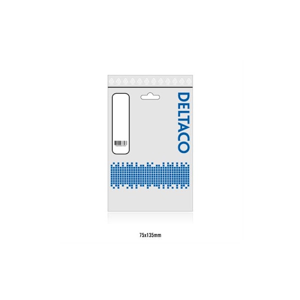 Deltaco vinkeladapter USB-A hane till USB-A hona