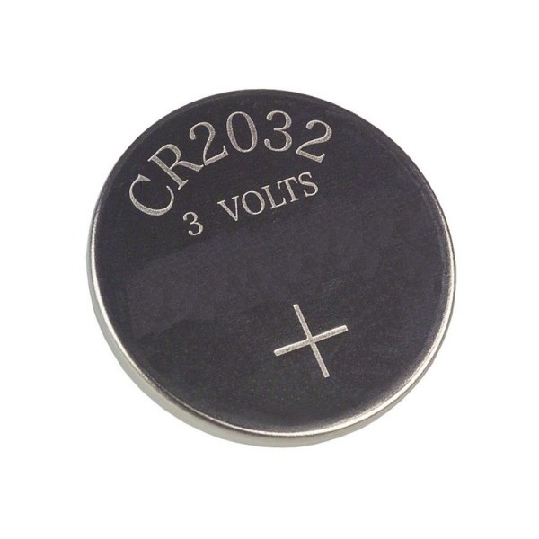 Batteri CR2032, 2032, 12-pack, knappcell, litium