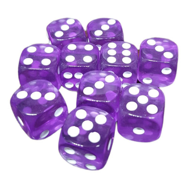 10st tärningar 16mm till spel sällskapsspel brädspel lättrul