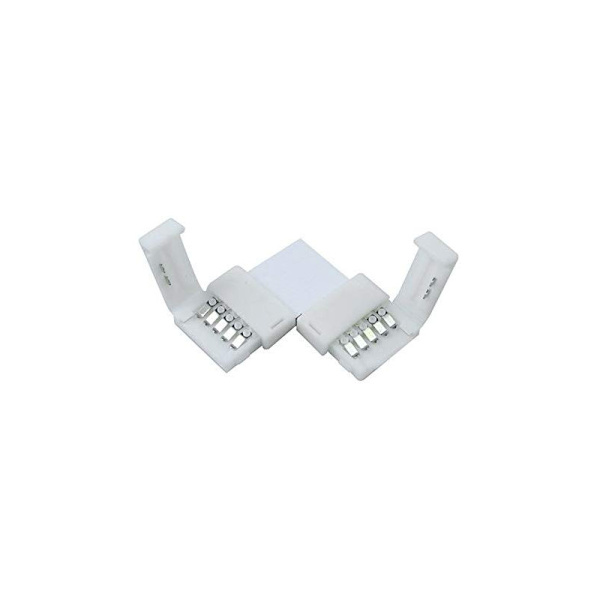 1st LED-skarv L, 2-vägs för 5-polig flat LED-slinga 12mm RGBW