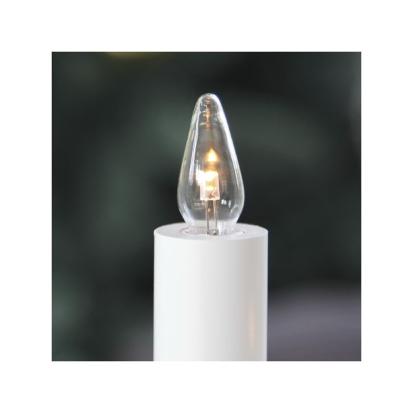 3 st Jul- Advents- Ljusstaks-Lampor. LED E10 3V 0.06W KLAR