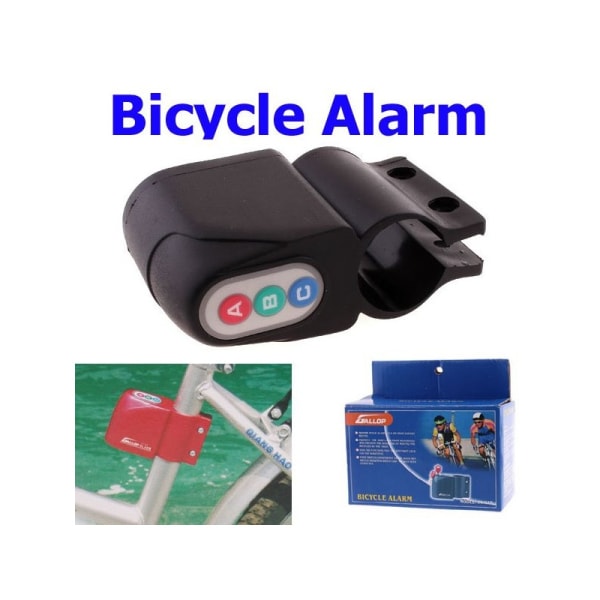 Cykel- Moped- MC- Barnvagns- Permobil, Dörr-alarm, med kodlås