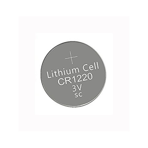 Batteri, CR1220, 1220, 3 volt, 5-pack Lithium