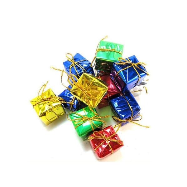24 st små söta Julklappar, Paket, Julpynt, Julgranspynt
