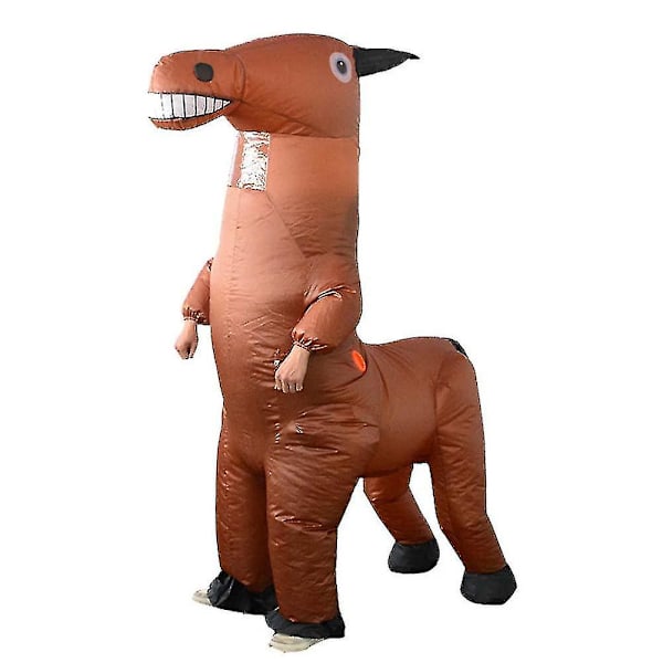 Aktiv Skrattande Häst Uppblåsbar Dräkt Personlig Klädsel för Vuxna Kvinnor Män