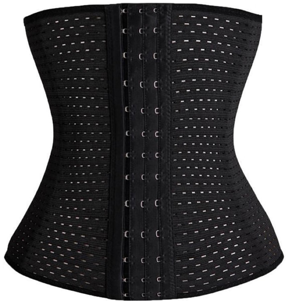 Elastisk WaistTrainer Korset - Sort (S -XL) M m