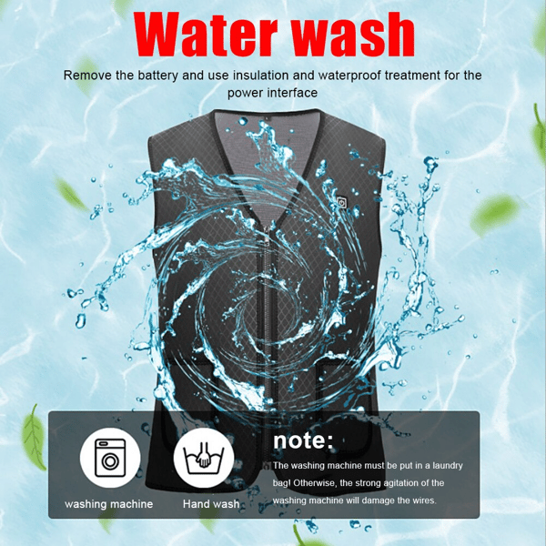 Lämpöliivi 5 lämmitysvyöhykettä Musta/Harmaa S S