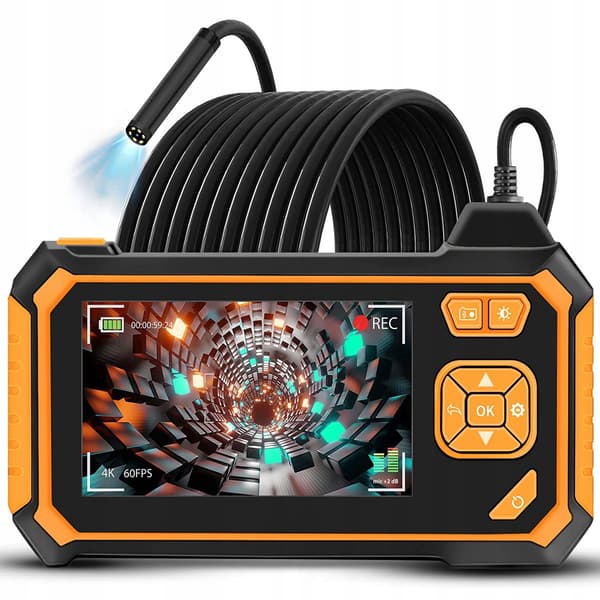 Tarkastuskamera - Full HD - 5 m Black Svart