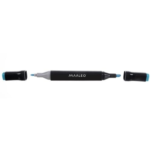 80-pak - Tuscher med Etui Farveblyanter Dobbeltsidige Penne Multicolor multifärg