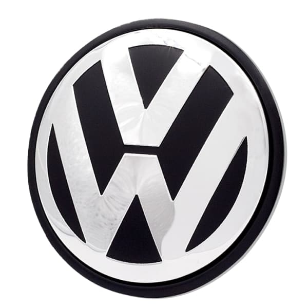 4-pack - Volkswagen VW Navkapslar - Bil Silver 65 mm - Självhäftande