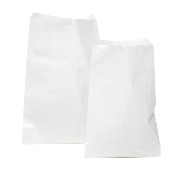 100-Pack - Godispåsar - DIY - Påsar till Godis - Godispåse White Vit