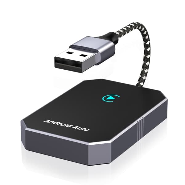 2-i-1 trådløs CarPlay og Android Auto-adapter