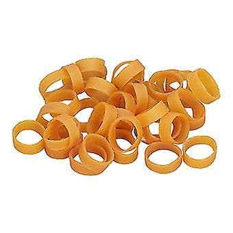 120 stk. 10 mm brede elastiske gummibånd - Bløde, stærke og holdbare