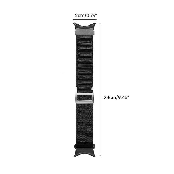 Trendigt armband för Pixel Smartwatch Black