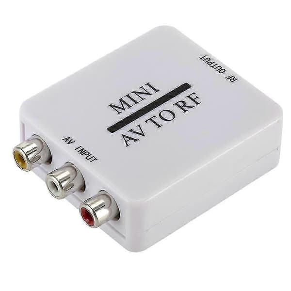 AV til RF-konverter med RF 67,25 MHz 61,25 MHz frekvens til TV VHS DVD