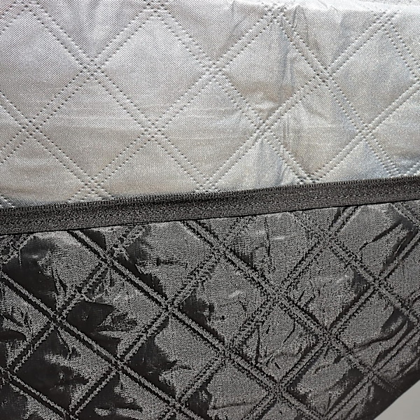 Skydd för 1000L IBC-tank, Frostsäker, Anti-UV-tanksskydd, IBC-tanksskydd med dragkedja, 120 x 100 x 116 cm (Silver)