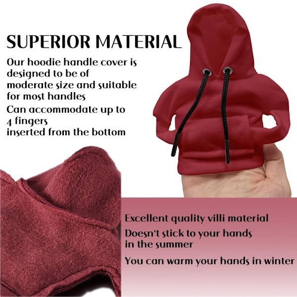 Bil Hoodie Skydd Design Dekoration Växelspak - Röd Red Röd