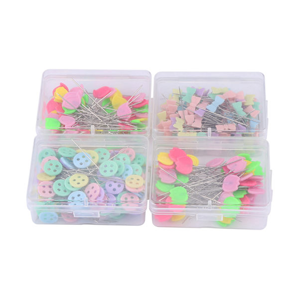 300 st Flower Button Head Pins DIY Quiltverktyg Sytillbehör (Typ 2)