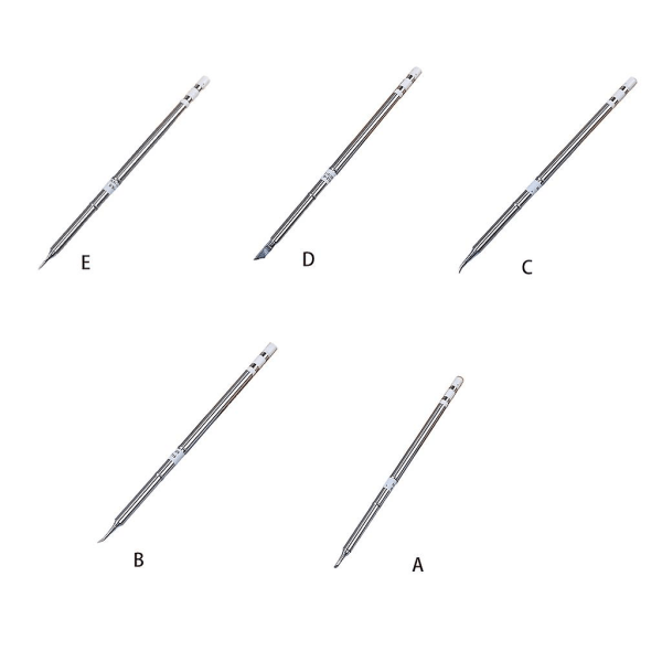 Kopparlödspetsar för utbyte av lödkolv, lämpliga för elarbeten, hållbara T12-K