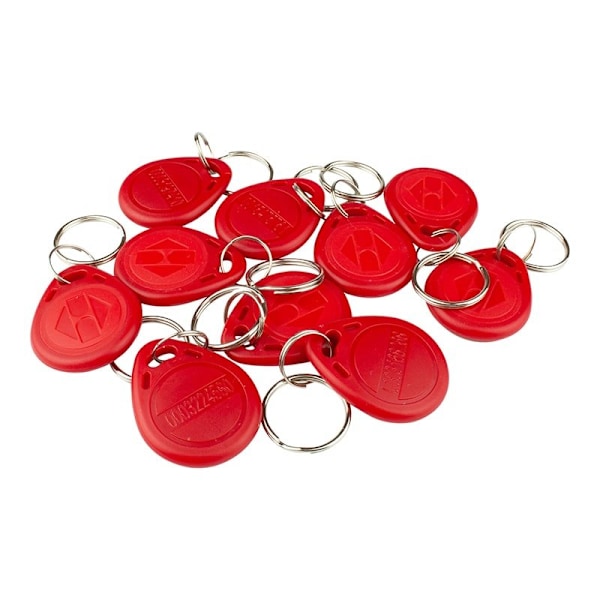 10x 125Khz RFID Smart Tag - Röd Red Röd