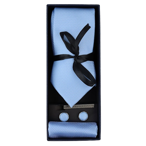 Diamant Textured Satin Finished Tie Set Finns I En Array Av Fantastiska Färgval