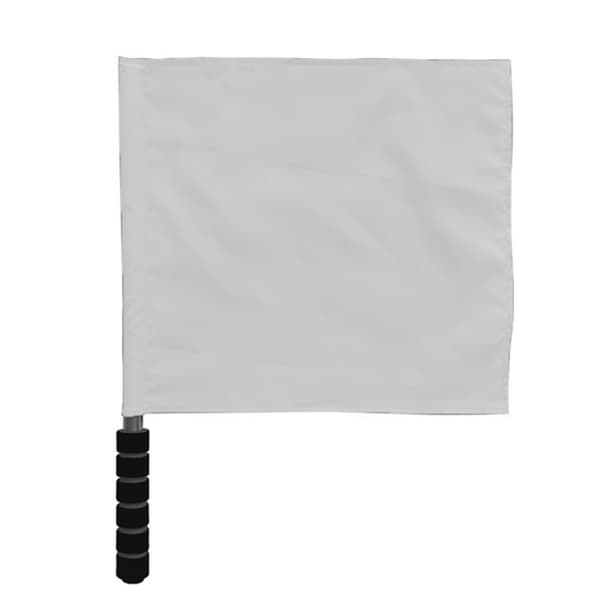 Dommerflag i rustfrit stål, kommandosignalflag, rød signalflag