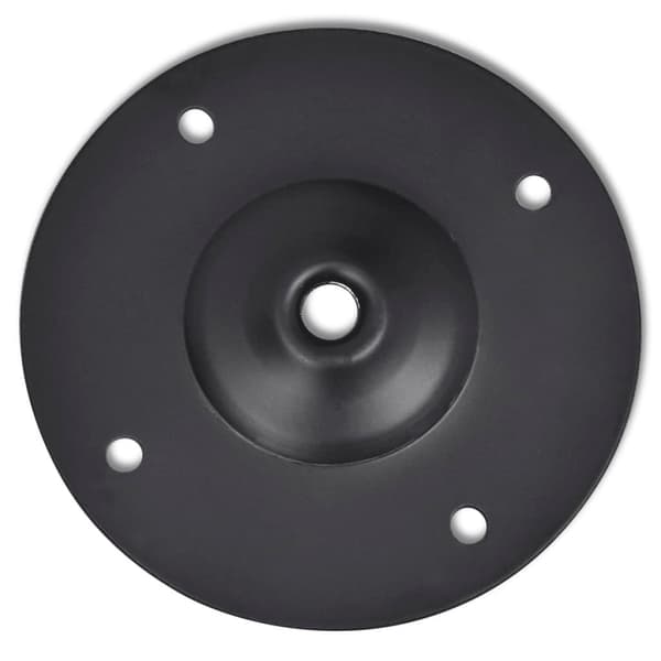 Justerbara bordsben 2 st 710 mm-1100 mm svart Black Svart