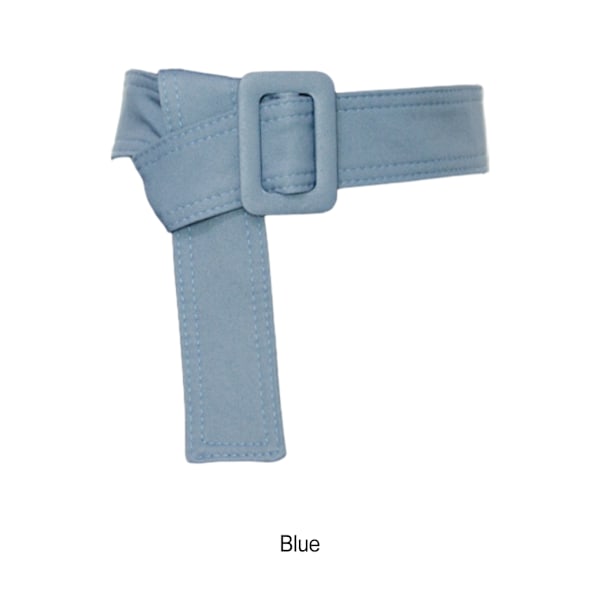 Kvinnor trenchcoat bälte breda applikationer flexibel och justerbar Blue