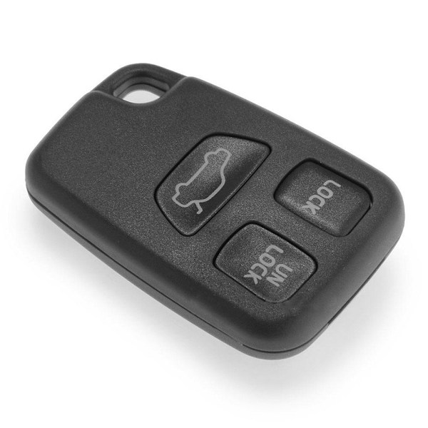 ABS utbyte Fjärrnyckel Fob shell 3 knapp för Volvo Svart Black one size