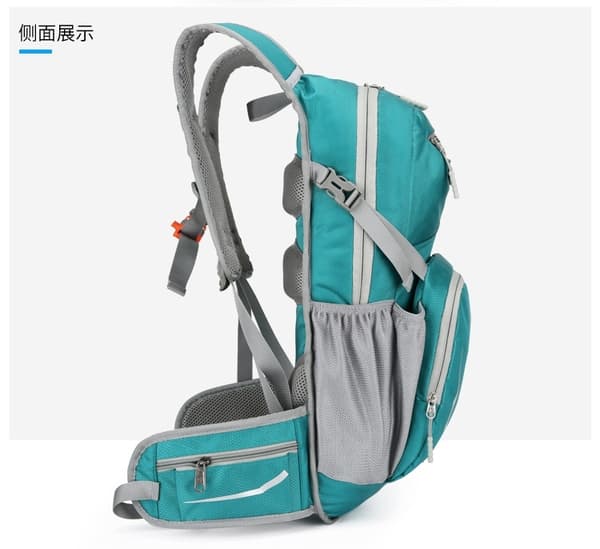 Juoksu- / pyöräilyreppu 18L Musta Turquoise Turkos