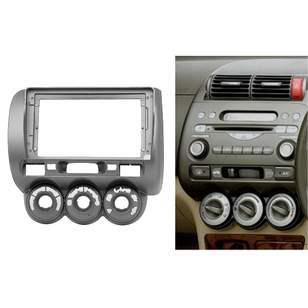 Bil 9 tum 2din Stereo O Fascia Dvd Kompatibel Honda Fit City Jazz 2006