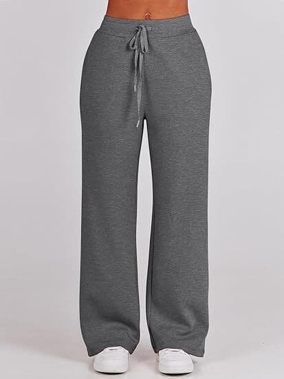Dam 2-delad träningsdräkt Set, Rymlig Loungewear, Spårningsdräkt Grey Grey M