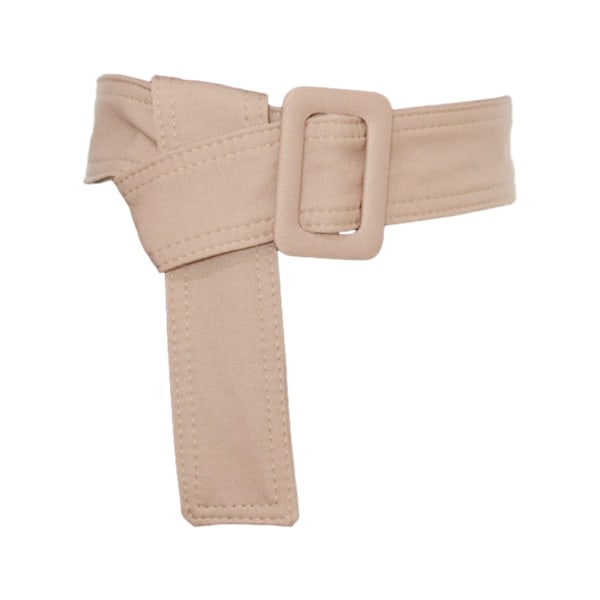 Kvinnor trenchcoat bälte breda applikationer flexibel och justerbar Khaki