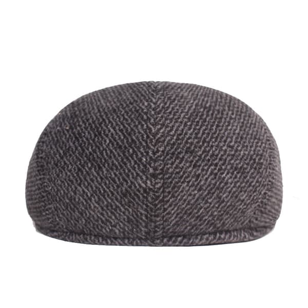 Basker Middelaldrende og eldre Basker Fortykket øreklaffer Peaked Cap Retro Advance Hatter Herrehatt Lys grå Light gray XL