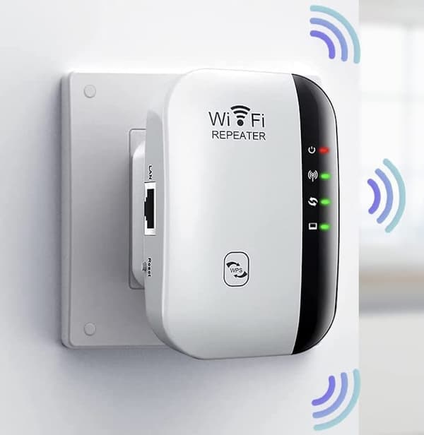 WiFi Forstærker Udvider Rækkevidde Vit