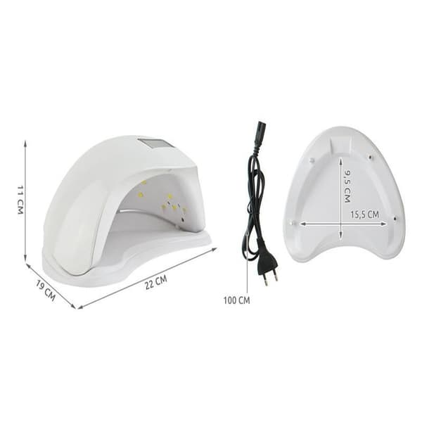 UV-lampe til Gellak - Bevægelsessensor - 48 W White Vit