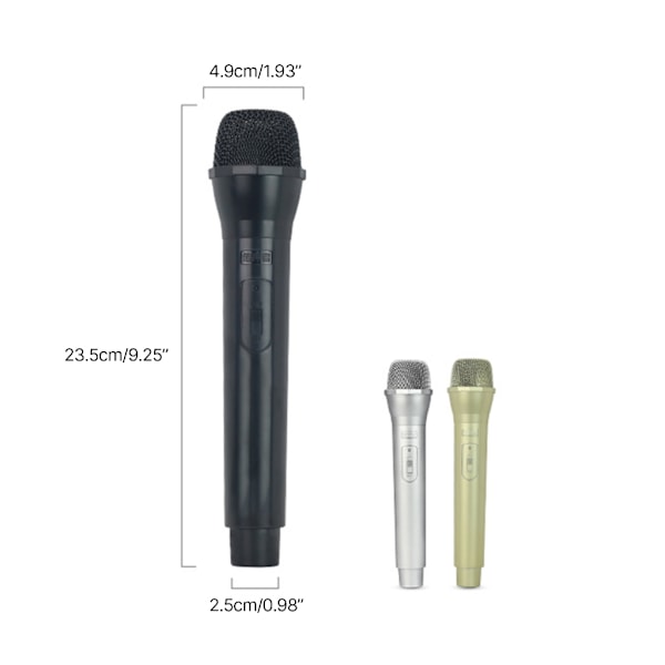 Rekvisita Mikrofon Falsk mikrofon Rekvisita låtsasmikrofon Leksaksmikrofon för barn Toddler, flickleksak för tonårstjejer Pres 0.05 Small round tube