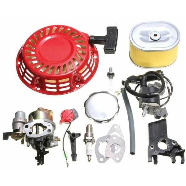Motor Kit til Honda GX160 GX200 5,5HP - Forgaser, Startvev, Tændspole, Tændrør, Luftfilter..