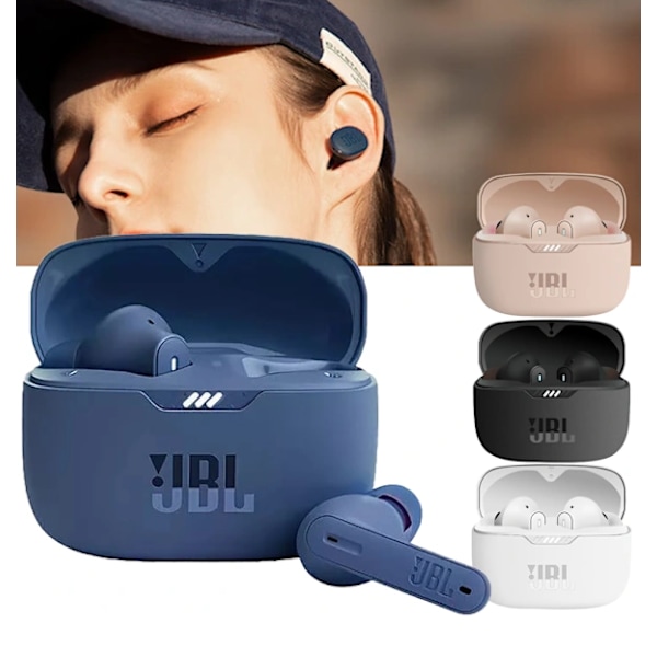 T230NC TWS Riktiga Trådlösa Bluetooth-Hörlurar In-Ear Brusreducerande Sportlöpningshörlurar Hörlurar Blue