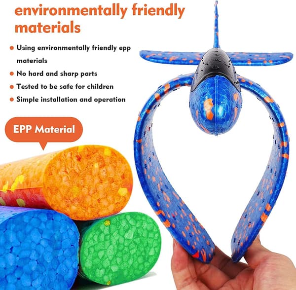 Sunshine smile Glider, 4 stk 35 cm barnskumfly, skumfly leketøy