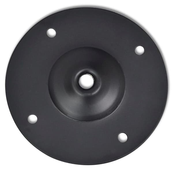 Justerbare bordben 2 stk. 710 mm-1100 mm sort Black Svart