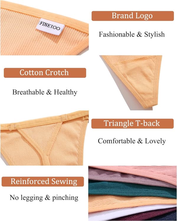 10 kpl säädettäviä G-string -alushousuja naisille, seksikkäät alusvaatteet Seta-10pack Seta-10pack M