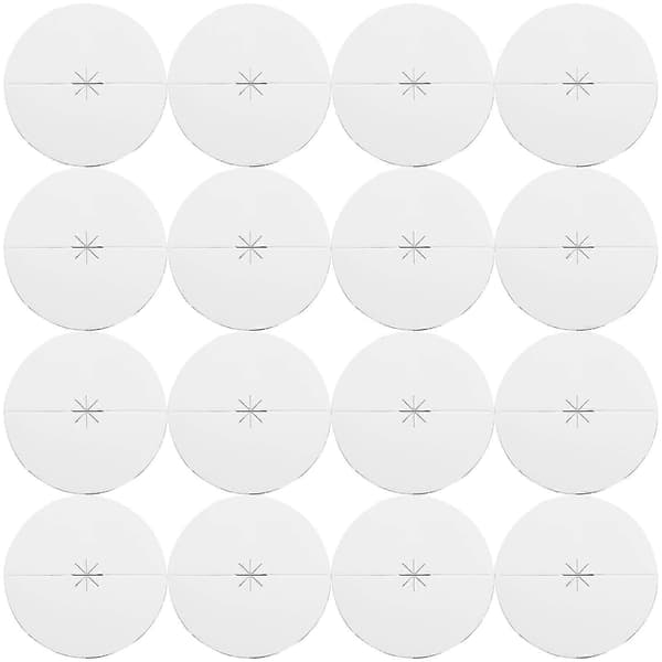 100 st Tillbehörsbricka Bivax Ljus Diskar Droppskydd Ljus Droppskydd Diskar Ljus Droppskydd LGL 8.00X8.00X0.10CM