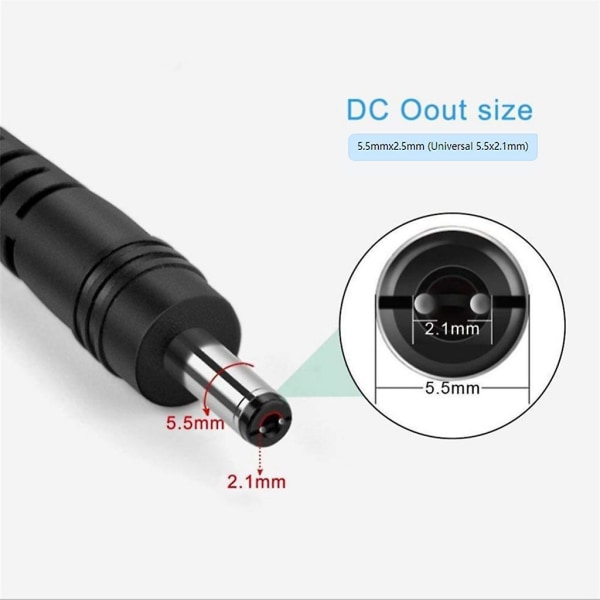 Led-remsans strömadapter för DC 5V ljusomvandlare AC 10 US-3A