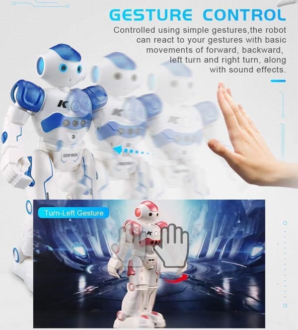 RC-robot leketøy Gest-sensing Fjernkontroll Programmerbar Robot