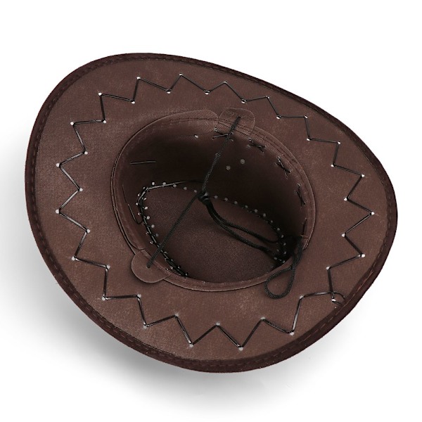 Cowboyhattar för män och kvinnor, hattar i västernstil, vilda, eleganta, neutrala Coffee Coffee No,