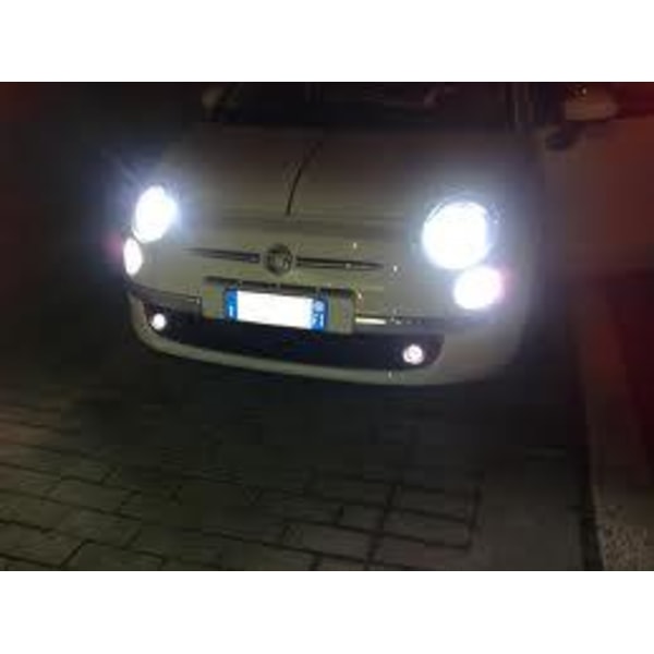 Tåkelys H8 H11 LED-lamper 6000K 1100 lumen 12v Silver grey Silvergrå